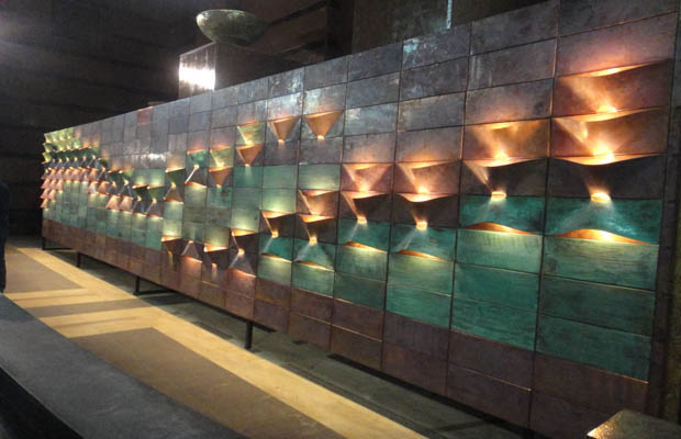 Lum: luminaria hecha en cobre