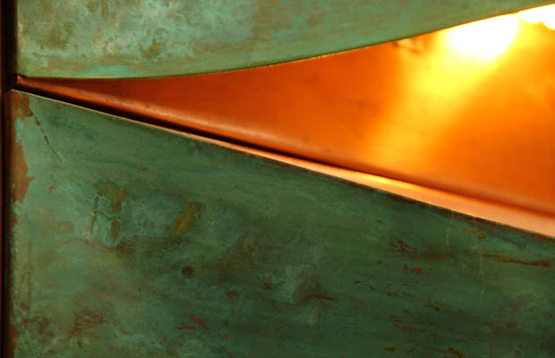 Lum: luminaria hecha en cobre